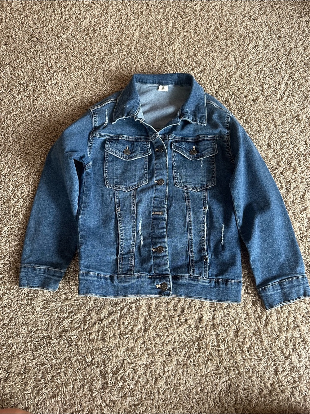Maurices Evsie Girls' Dark Blue Denim Jacket